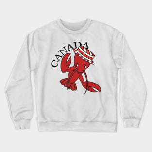 Singing Canadian Lobster Crewneck Sweatshirt